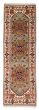 Bordered  Traditional Blue Runner rug 8-ft-runner Indian Hand-knotted 377947