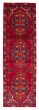 Bordered  Traditional Red Runner rug 13-ft-runner Turkish Hand-knotted 381494