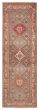 Geometric  Transitional Brown Runner rug 8-ft-runner Afghan Hand-knotted 389852