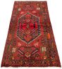 Bordered  Traditional Red Area rug 4x6 Persian Hand-knotted 303547
