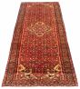 Persian Hosseinabad 3'10" x 11'2" Hand-knotted Wool Rug 
