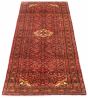 Persian Hosseinabad 3'7" x 10'0" Hand-knotted Wool Rug 