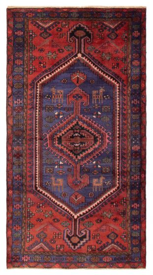 Traditional  Tribal Red Area rug Unique Turkish Hand-knotted 389764