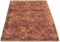 Bordered  Transitional Red Area rug 5x8 Indian Hand-knotted 308148