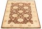 Bordered  Traditional Brown Area rug 3x5 Pakistani Hand-knotted 318407