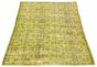 Overdyed  Transitional Green Area rug 4x6 Turkish Hand-knotted 328179