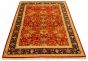 Bordered  Traditional Red Area rug 5x8 Pakistani Hand-knotted 331376