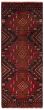 Bordered  Traditional Red Runner rug 6-ft-runner Afghan Hand-knotted 369522