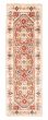 Bordered  Traditional Grey Runner rug 8-ft-runner Indian Hand-knotted 369745
