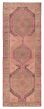 Vintage/Distressed Pink Runner rug 10-ft-runner Turkish Hand-knotted 392260
