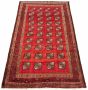 Bordered  Tribal Brown Area rug 6x9 Russia Hand-knotted 320296