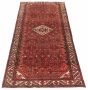 Persian Hosseinabad 3'11" x 10'2" Hand-knotted Wool Rug 