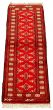 Turkmenistan Turkman 1'10" x 6'3" Hand-knotted Wool Red Rug