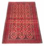 Afghan Royal Baluch 3'4" x 7'0" Hand-knotted Wool Rug 