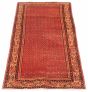 Indian Royal Mahal 3'5" x 8'2" Hand-knotted Wool Rug 