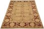 Bordered  Traditional Brown Area rug 5x8 Pakistani Hand-knotted 301798