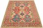 Bordered  Traditional Red Area rug 5x8 Afghan Hand-knotted 326202