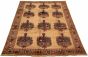 Bordered  Tribal  Area rug 6x9 Afghan Hand-knotted 326581