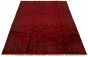 Bordered  Tribal Red Area rug 6x9 Afghan Hand-knotted 327872