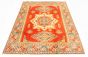 Afghan Finest Ghazni 6'6" x 10'2" Hand-knotted Wool Rug 