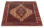 Persian Senneh 4'0" x 4'7" Hand-knotted Wool Rug 