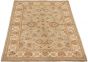 Bordered  Traditional Grey Area rug 4x6 Indian Hand-knotted 295521