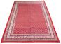 Bordered  Traditional Red Area rug 8x10 Persian Hand-knotted 308177