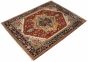 Indian Serapi Heritage 7'10" x 10'2" Hand-knotted Wool Blue Rug