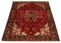 Bordered  Tribal Red Area rug 5x8 Persian Hand-knotted 323308