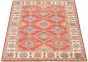 Bordered  Traditional Red Area rug 3x5 Afghan Hand-knotted 328949