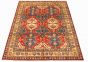 Afghan Finest Gazni 8'1" x 10'0" Hand-knotted Wool Red Rug