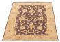 Indian Chobi Twisted 3'9" x 5'11" Hand-knotted Wool Rug 