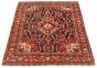 Persian Style 4'5" x 6'9" Hand-knotted Wool Rug 