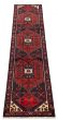 Bordered  Traditional Red Runner rug 10-ft-runner Persian Hand-knotted 296254