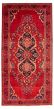 Bordered  Tribal Red Area rug Unique Turkish Hand-knotted 333558