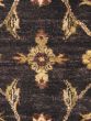 Indian Sultanabad 8'8" x 11'10" Hand-knotted Wool Black Yellow Rug - Closeout