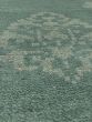 Transitional Green Area rug 5x8 Moroccan Hand-knotted 130281