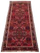 Persian Lilihan 3'8" x 12'7" Hand-knotted Wool Red Rug