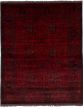 Traditional  Tribal Red Area rug 4x6 Afghan Hand-knotted 244117