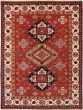 Bordered  Traditional Brown Area rug 9x12 Indian Hand-knotted 267878