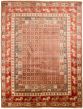 Tribal Red Area rug 9x12 Indian Hand-knotted 313636