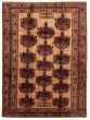 Bordered  Tribal  Area rug 6x9 Afghan Hand-knotted 326716