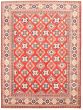 Bordered  Traditional Red Area rug 9x12 Afghan Hand-knotted 329157