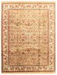 Bordered  Traditional Green Area rug 9x12 Indian Hand-knotted 335558