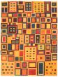 Casual  Transitional Multi Area rug 9x12 Turkish Flat-weave 335750