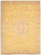 Bordered  Traditional Yellow Area rug 9x12 Pakistani Hand-knotted 338856