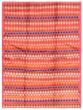 Bohemian  Tribal Pink Area rug 4x6 Afghan Hand-knotted 353913