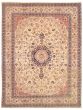 Bordered  Traditional Ivory Area rug 9x12 Pakistani Hand-knotted 357850