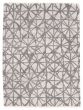 Moroccan  Transitional Grey Area rug 9x12 Indian Hand-knotted 362769