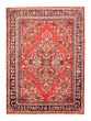 Bordered  Traditional Red Area rug 4x6 Persian Hand-knotted 365954
